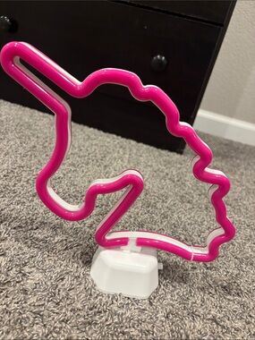 Pink Unicorn Neon Wall Accent Lamp - Brand